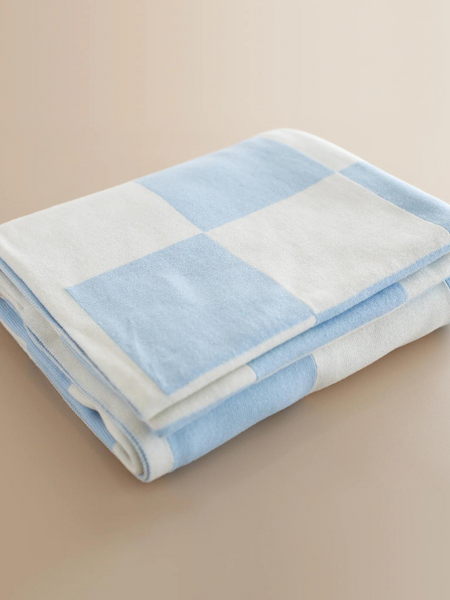 Powder Check Reversible Baby Blanket