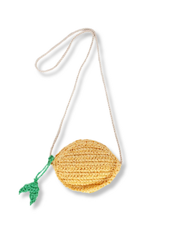 Ravello Lemon Straw Bag