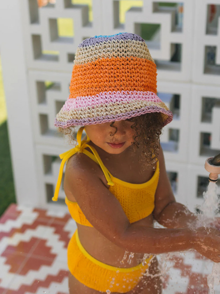 Astrid Crochet Straw Hat