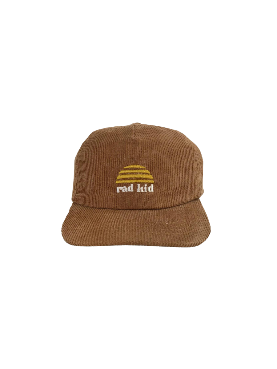 Rad Kid Cord Cap Tan