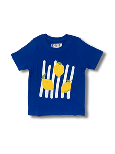 Lemons & stripes T-Shirt Blue
