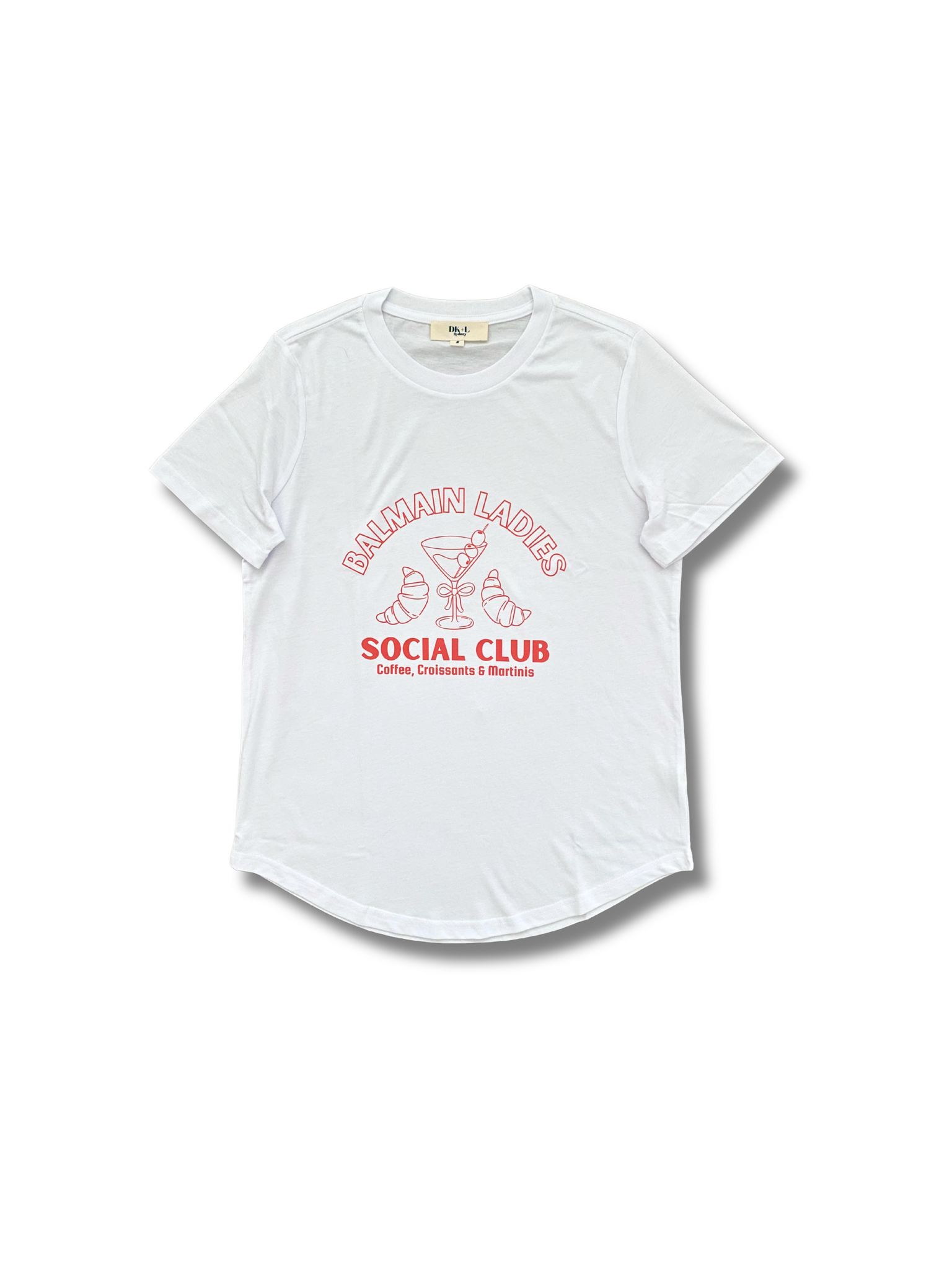 Balmain Ladies Social Club Tee - White
