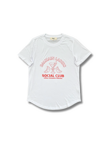 Balmain Ladies Social Club Tee - White