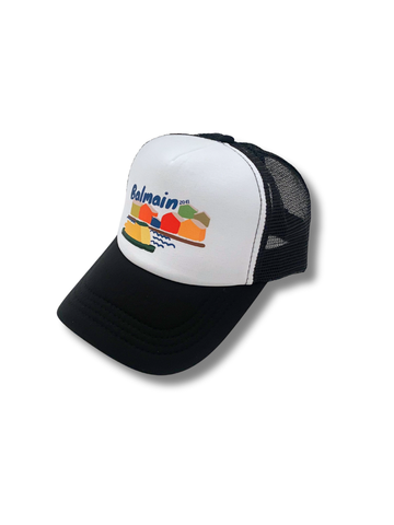 Balmain Waterfront Trucker Cap - Black
