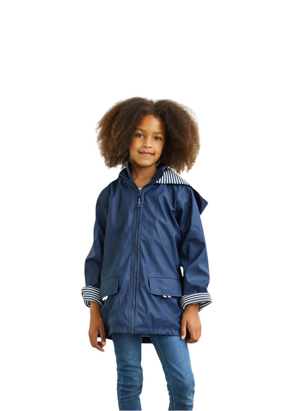 Kids Raincoat Navy