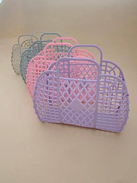 Jelly Basket Bag Lilac