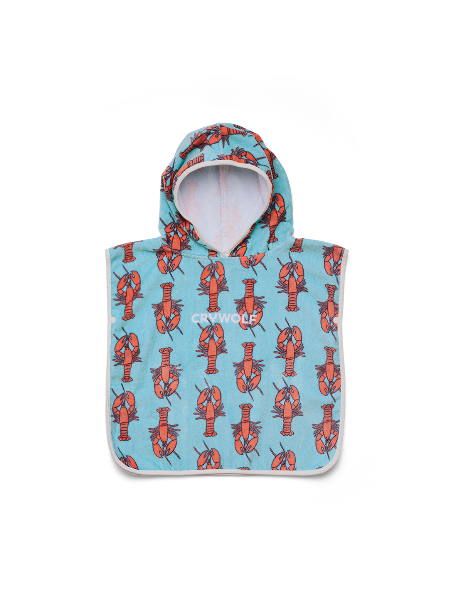 Baby Hooded Towel Little Lobsters