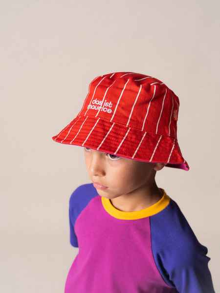Reversible Bucket Hat Pinstripe