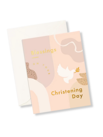 Christening Still Life Card