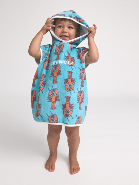Baby Hooded Towel Little Lobsters