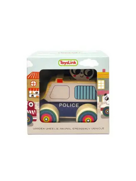 Mini Emergency Vehicle Animals - Police