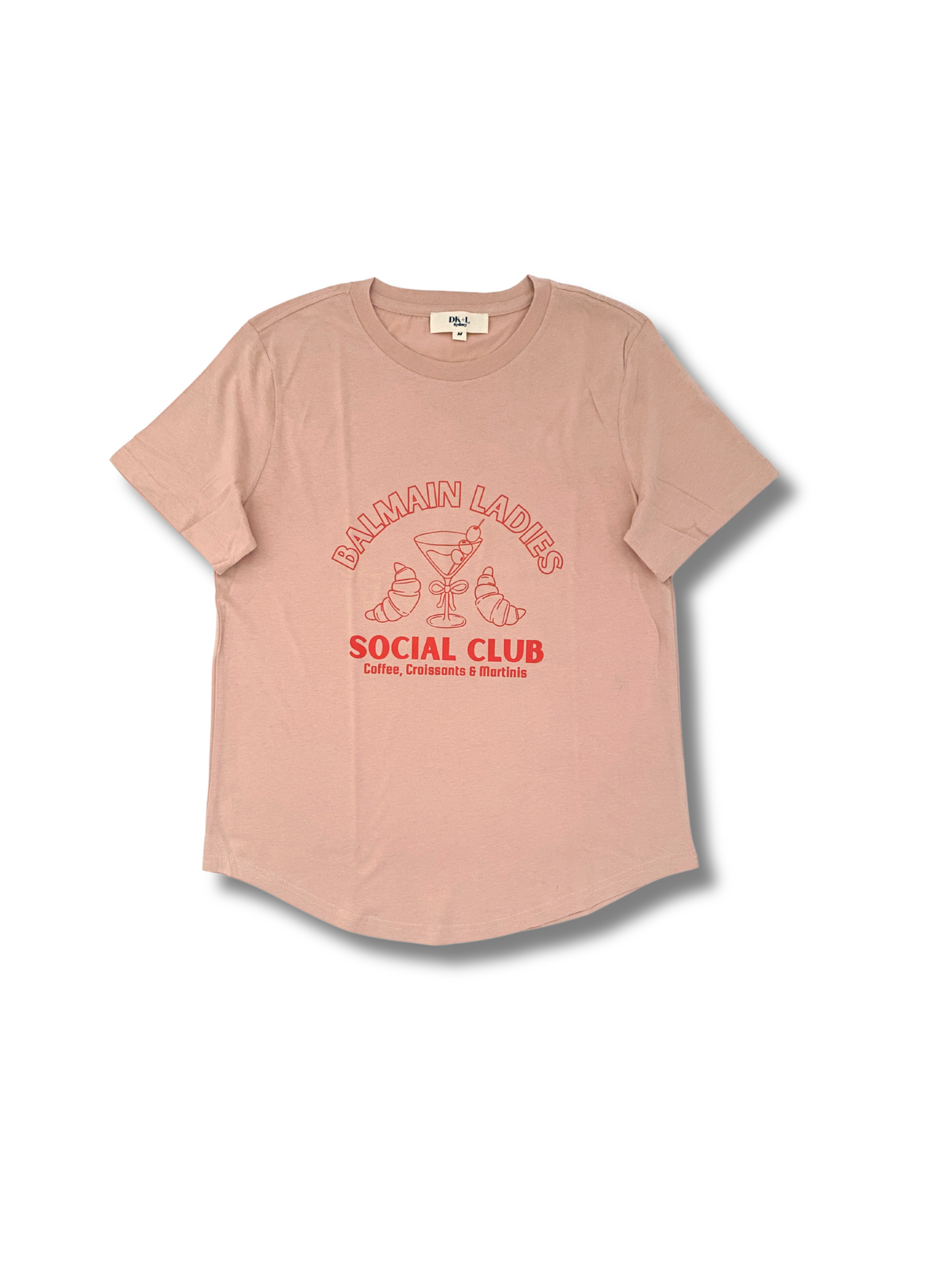Balmain Ladies Social Club Tee - Pink