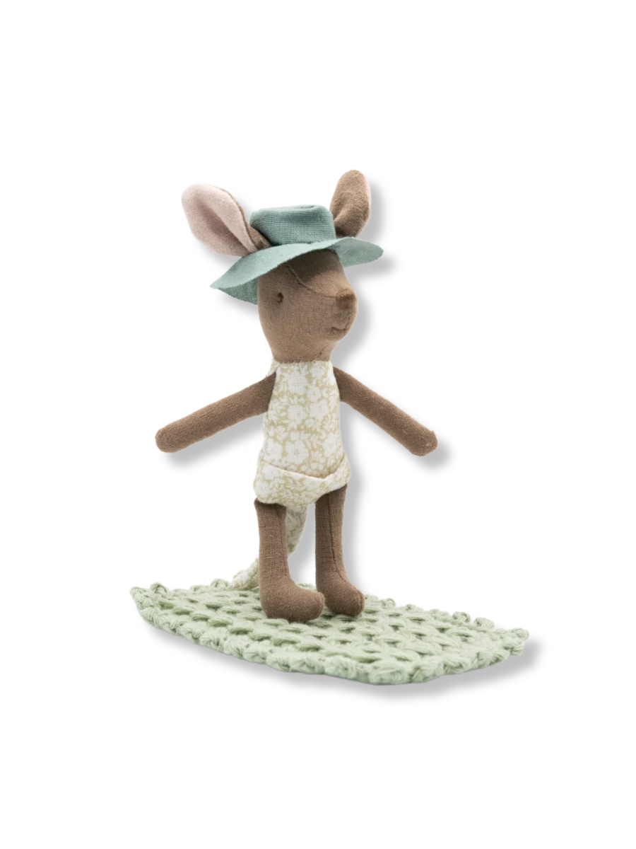 The Sunbaker Kangaroo Doll & Beach Mat