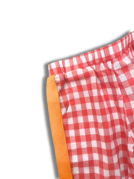 Pop Pants - Red Gingham