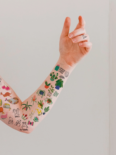 Roller Skates Temporary Tattoos