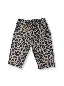 Leopard Print Corduroy Slacks
