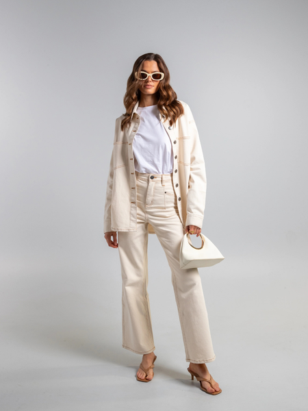 Rhone Jeans - Ecru Denim