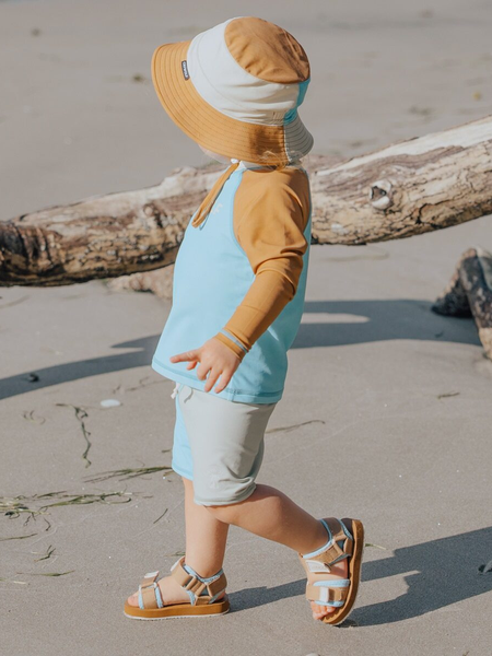 Swim Bucket Hat Ocean Colourblock