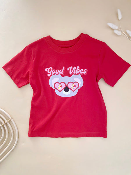 Good Vibes T-Shirt Red