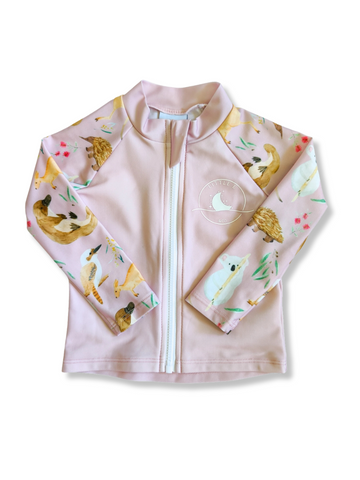 Long Sleeve Rashie ~ Aussie Animals