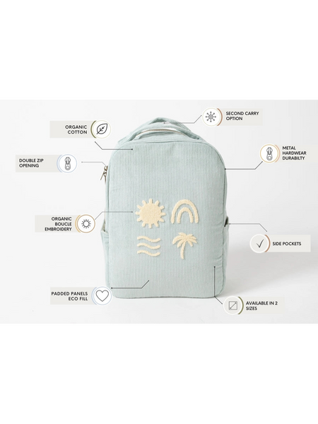 Solstice Organic Backpack - Seamist