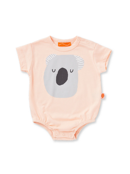 Koala Peach Short Sleeve Bodysuit