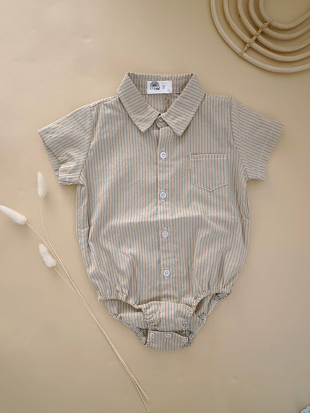 Classic Stripe Baby Shirt Bodysuit
