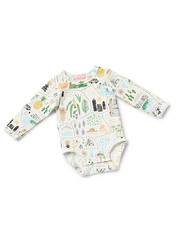 Big Adventures Long Sleeve Bodysuit