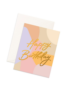 Happy Birthday Paint Card