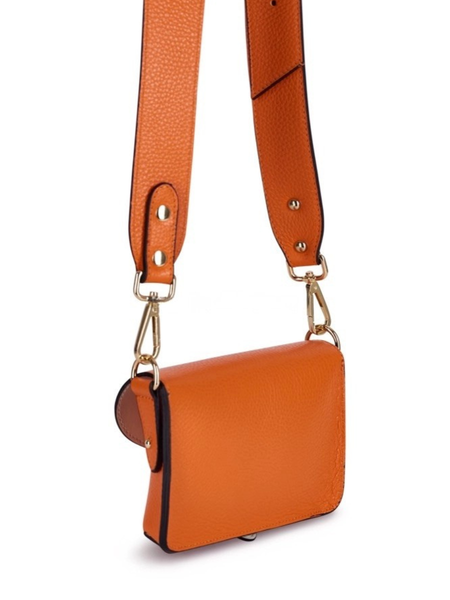 Capri Crossbody Leather Bag - Gold