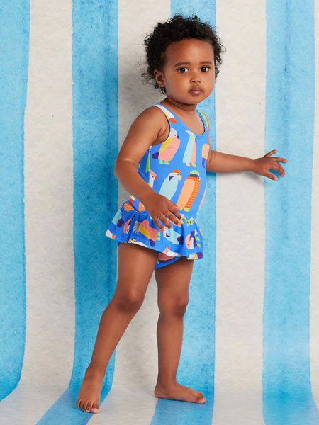 Flamin' Galahs Baby Frill Bathers