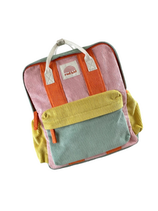 Candy Corduroy Splice Kids Backpack