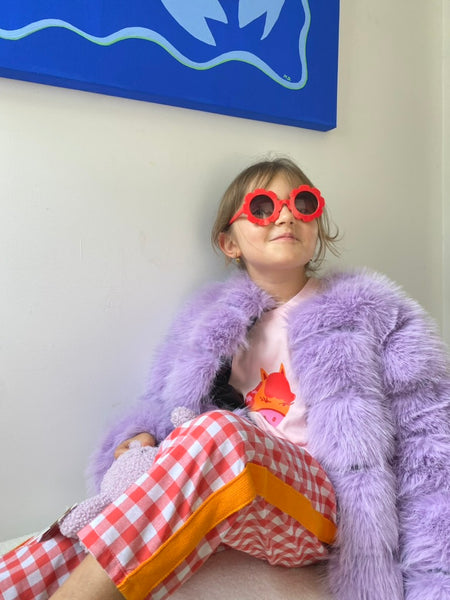 Daisy Sunglasses Bright Peach