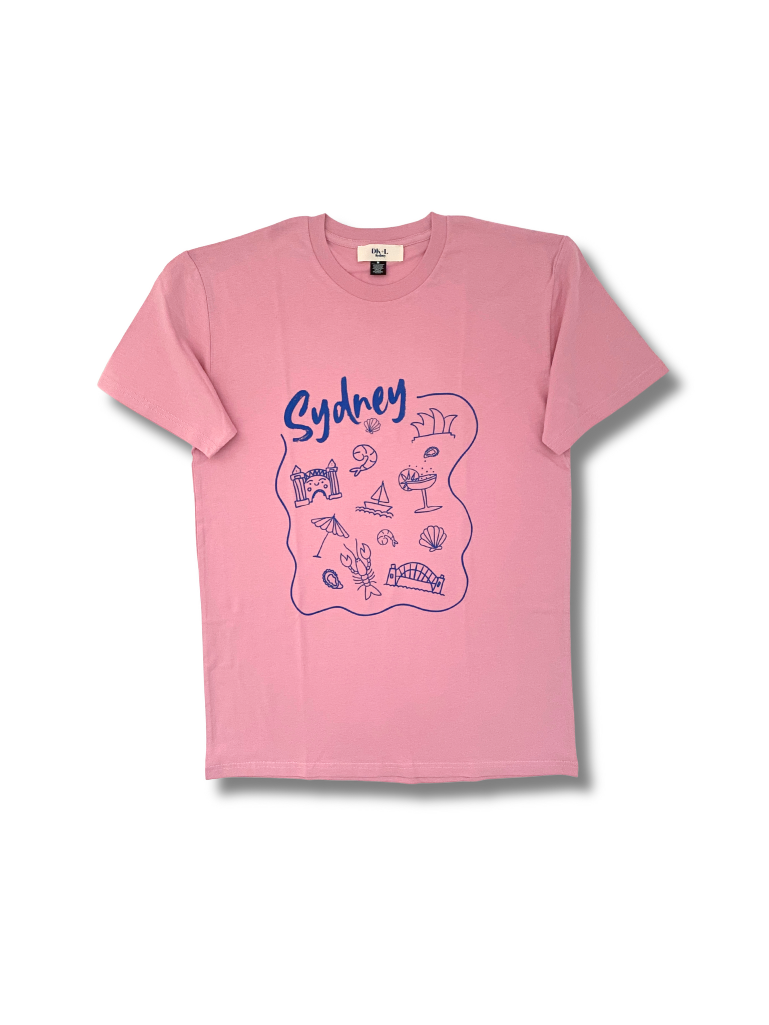 Sydney Harbour Oversized Tee Candy Pink