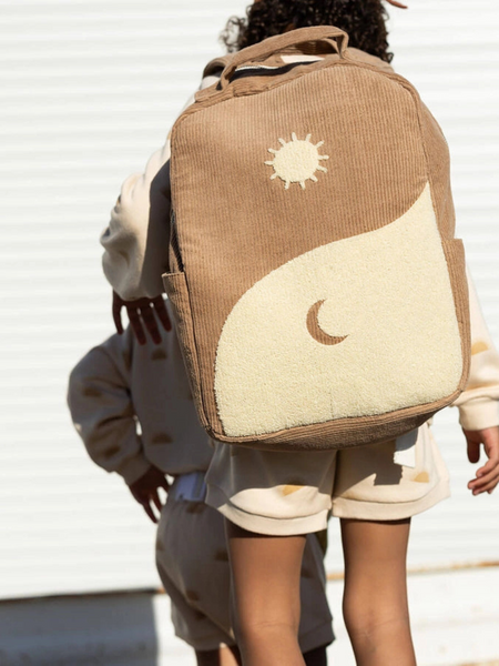 Yin Yang Organic Backpack - Chocolate