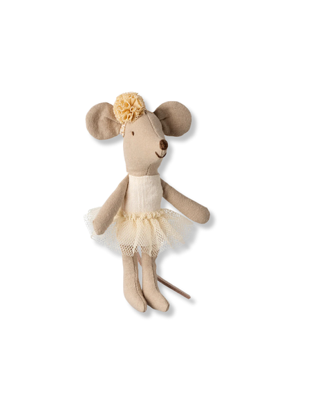 Ballerina Mouse Little Sister Off White