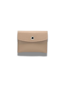 Gia Leather Coin & Card Purse - Antique Pink