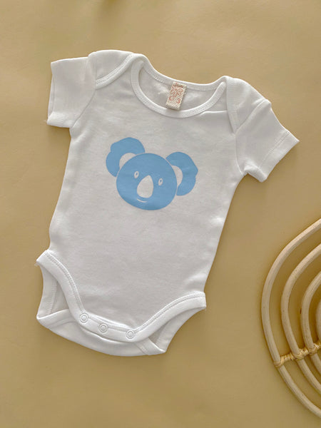 Blue Koala Short Sleeve Bodysuit