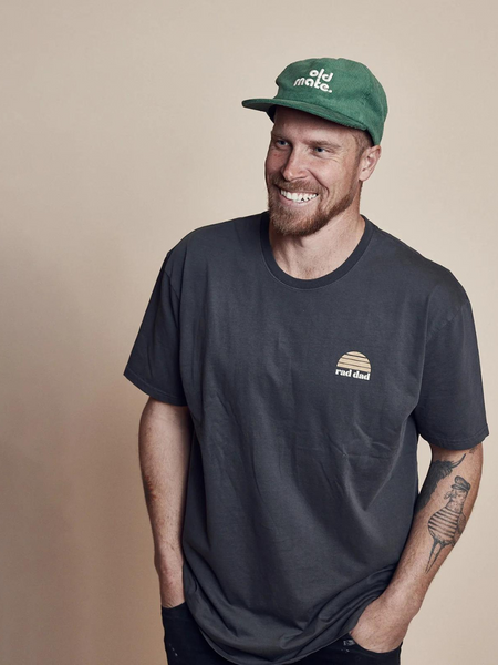 Rad Dad Tee Washed Black