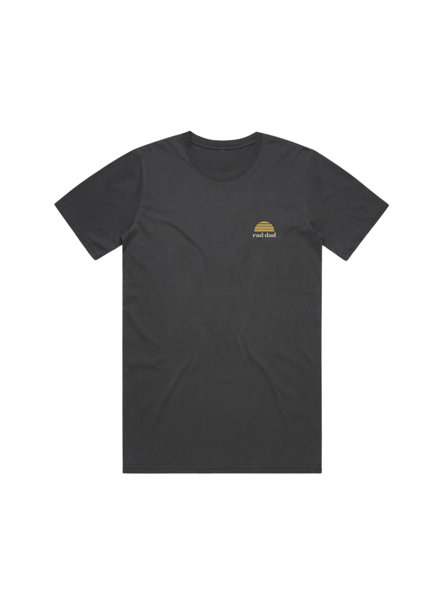 Rad Dad Tee Washed Black