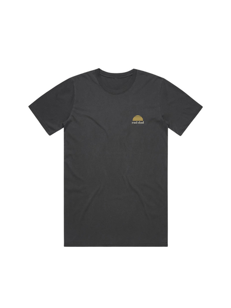 Rad Dad Tee Washed Black
