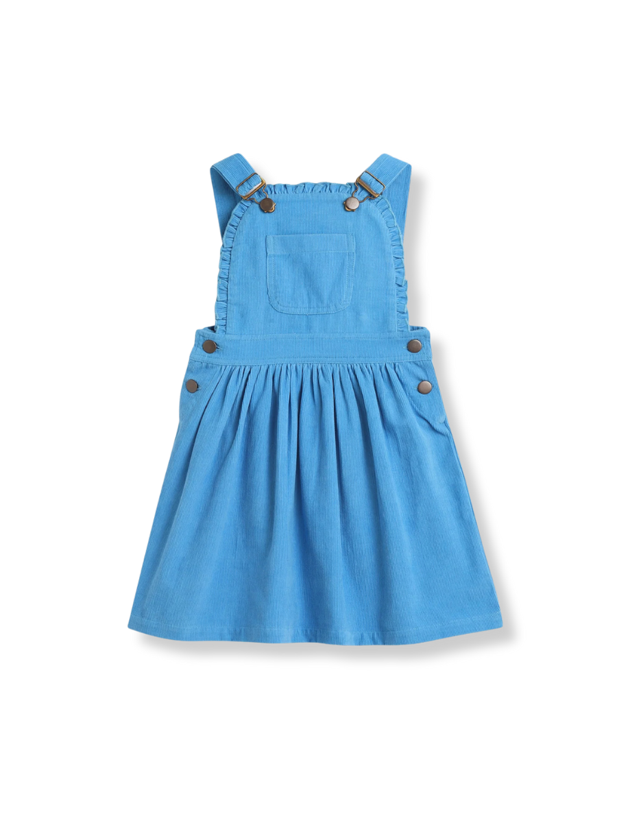 Ellie Pinafore Dress - Sky Blue