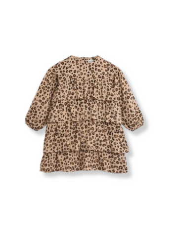 Frou Frou Dress - Leopard