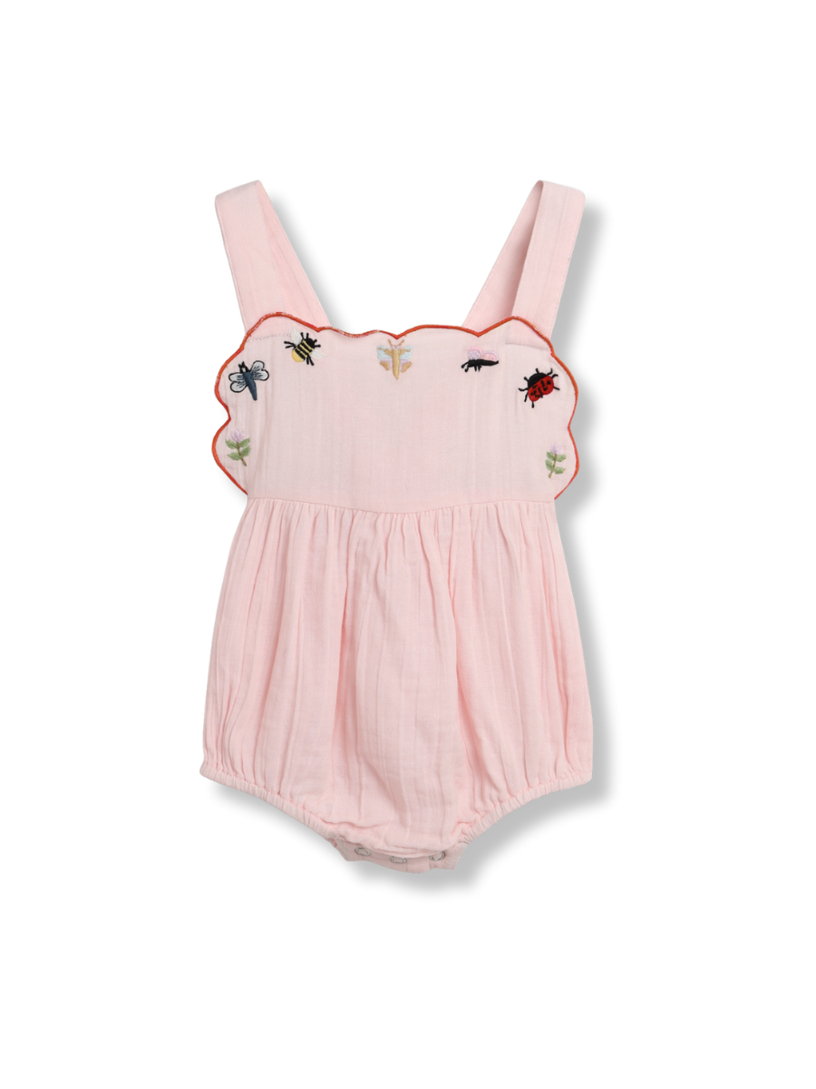 Gia Playsuit - Petal Pink