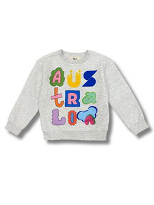 Kids Australia Sweatshirt Grey Marled