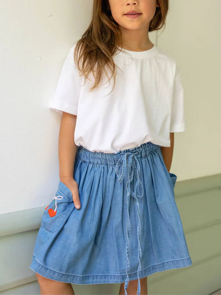 Laura Skirt - Chambray