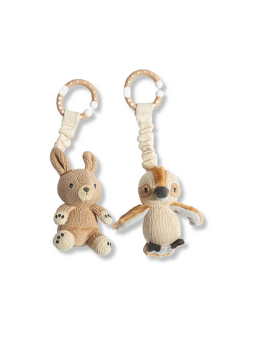 Kangaroo & Kookaburra Stroller Toy