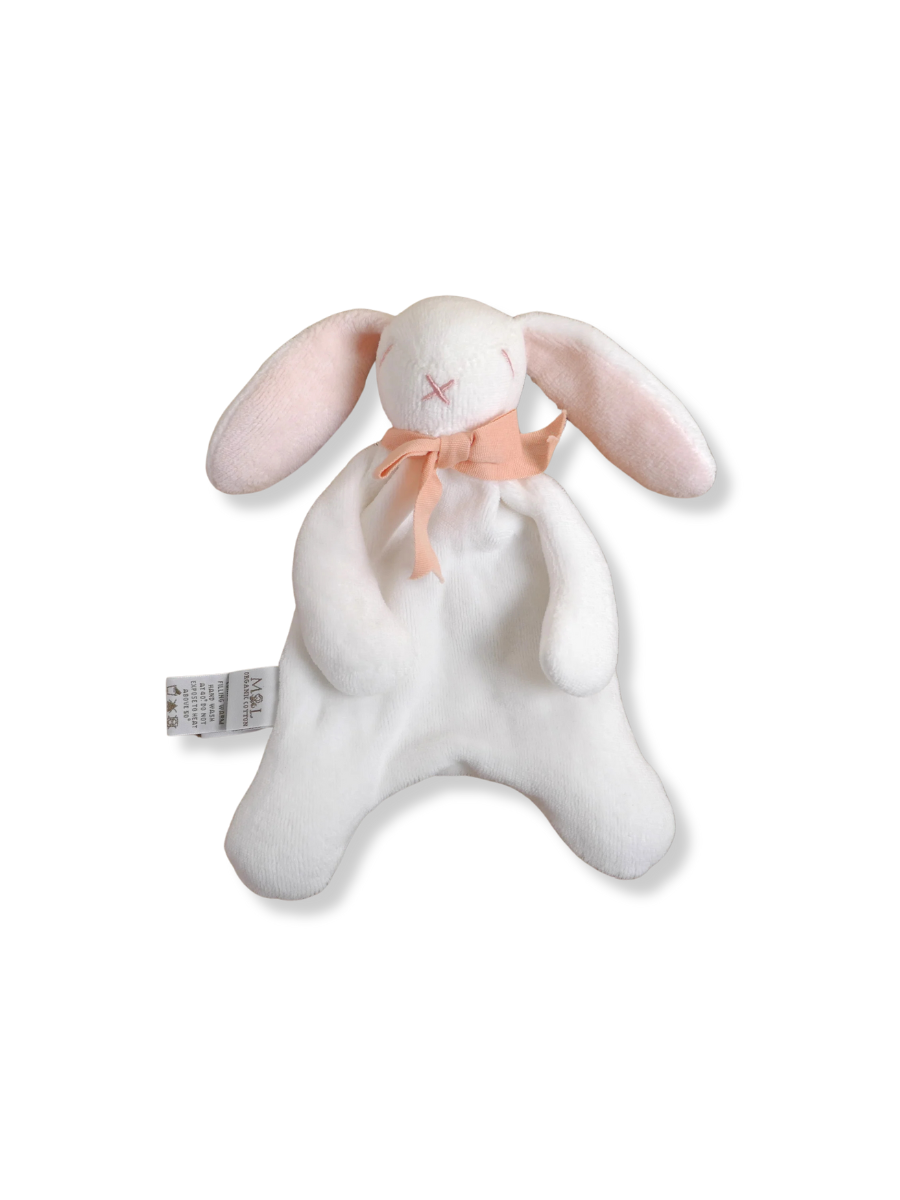 Mini Rose Pink Bunny Comforter Toy