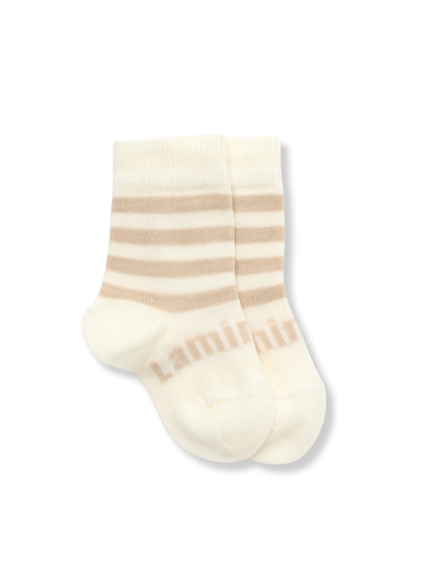 Squirrel - Merino Wool Crew Baby Socks