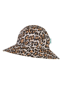 Leopard Wide Brim Sun Hat